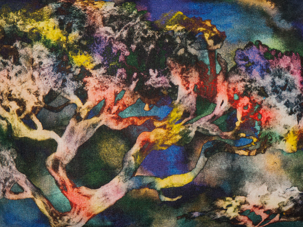 Arbres bleu – 40x60 cm