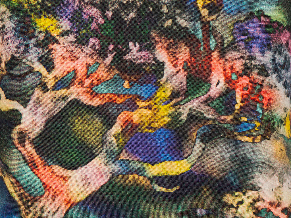Arbres bleu – 45x45 cm