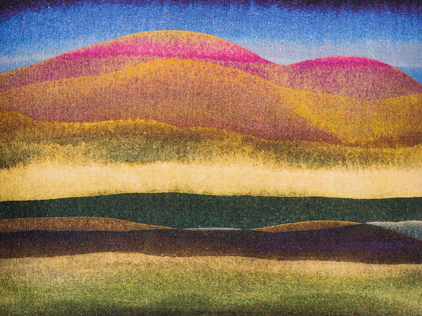 Dune bleu – 45x45 cm